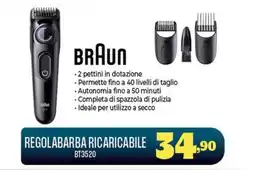 Gaer Regolabarba ricaricabile Braun offerta