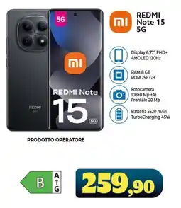 Gaer Redmi Note 15 5G offerta