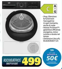 Gaer Asciugatrice Beko offerta