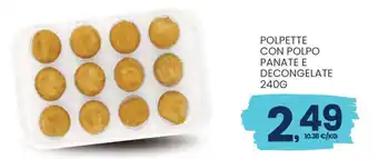 POLPETTE CON POLPO PANATE E DECONGELATE 240G