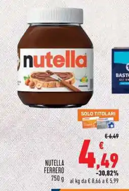Conad NUTELLA FERRERO offerta