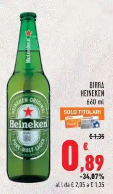Conad BIRRA HEINEKEN offerta