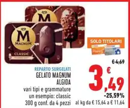 Conad GELATO MAGNUM ALGIDA offerta