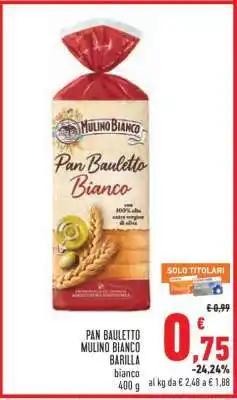 Conad PAN BAULETTO MULINO BIANCO BARILLA offerta