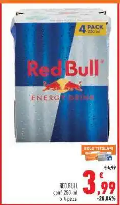 Conad Red Bull offerta