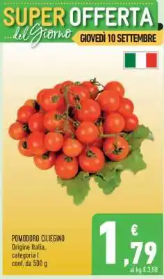 Conad Pomodoro Ciliegino offerta