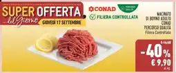 Conad MACINATO DI BOVINO ADULTO CONAD PERCORSO QUALITÀ offerta