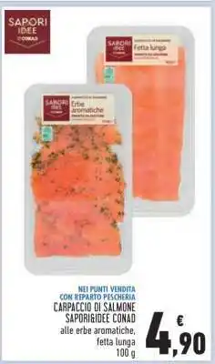 Conad CARPACCIO DI SALMONE SAPORIDEDE CONAD offerta