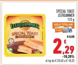 Conad SPECIAL TOAST LEERDAMMER offerta
