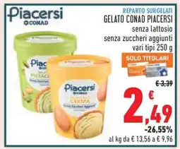 Conad GELATO CONAD PIACERSI offerta