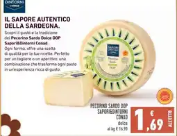 Conad PECORINO SARDO DOP SAPORI&DINTORNI CONAD offerta