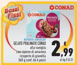 Conad GELATO PRALINATO CONAD offerta