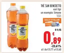 Conad Thè San Benedetto offerta