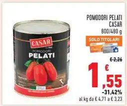 Conad Pomodori pelati CASAR offerta