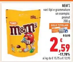 Conad M&M'S offerta