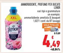 Conad AMMORBIDENTE, PROFUMO PER BUCATO LENOR offerta
