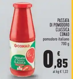Conad Passata di Pomodoro Classica Conad offerta