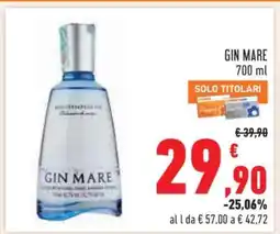 Conad Gin Mare offerta