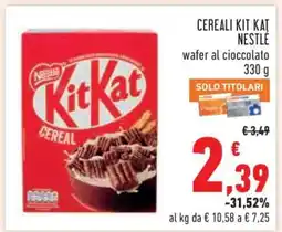 Conad CEREALI KIT KAT NESTLÉ offerta