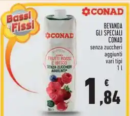 Conad BEVANDA GLI SPECIALI CONAD offerta
