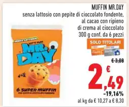 Conad Muffin Mr Day offerta