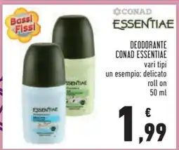 Conad Deodorante CONAD Essentiae offerta