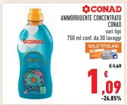 Conad Ammorbidente concentrato CONAD offerta