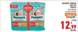 Conad MUTANDINO, PANNOLINI BABY-DRY PAMPERS offerta