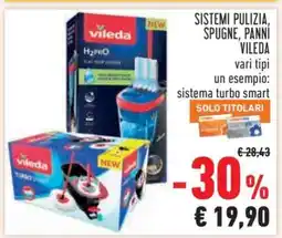 Conad SISTEMI PULIZIA, SPUGNE, PANNI VILEDA offerta