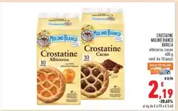 Conad Crostatine Mulino Bianco Barilla offerta