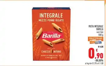 PASTA INTEGRALE BARILLA