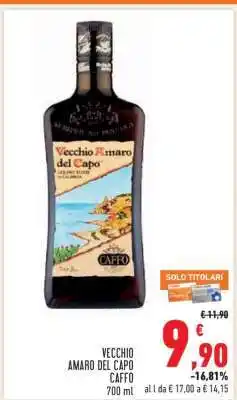 Conad VECCHIO AMARO DEL CAPO CAFFO offerta