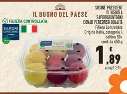 Conad SUSINE PRESIDENT DI VIGNOLA SAPORI&DINTORNI CONAD PERCORSO QUALITÀ offerta