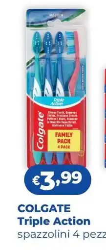 Acqua & Sapone Colgate Triple Action offerta