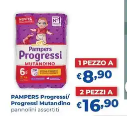 Acqua & Sapone PAMPERS Progressi Progressi Mutandino offerta