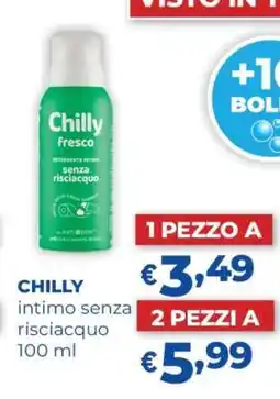Acqua & Sapone CHILLY intimo senza risciacquo 100 ml offerta