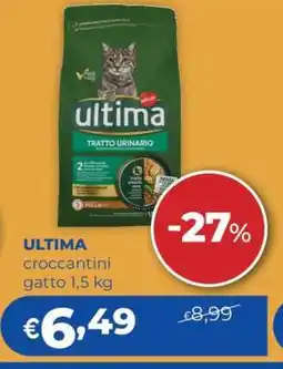 Acqua & Sapone ULTIMA croccantini gatto 1,5 kg offerta