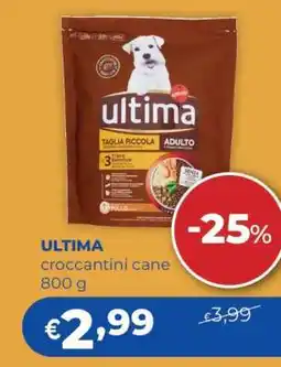 Acqua & Sapone ULTIMA croccantini cane 800 g offerta