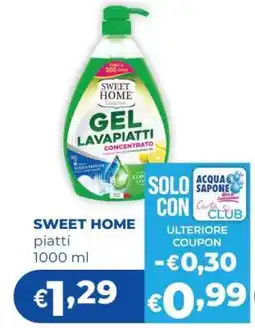 Acqua & Sapone SWEET HOME piatti offerta