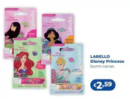 Acqua & Sapone LABELLO Disney Princess offerta