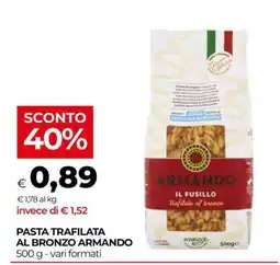 Coop PASTA TRAFILATA AL BRONZO ARMANDO offerta
