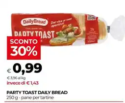 Coop Party Toast Daily Bread offerta