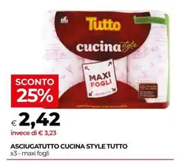 Coop ASCIUGATUTTO CUCINA STYLE TUTTO offerta