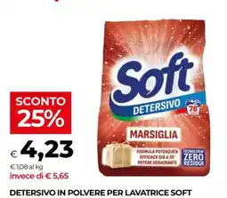 Coop DETERSIVO IN POLVERE PER LAVATRICE SOFT offerta