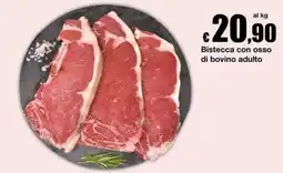 Sì con te Superstore Bistecca con osso di bovino adulto offerta