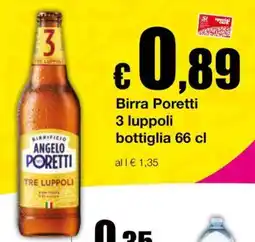 Sì con te Superstore Birra Poretti Tre Luppoli offerta