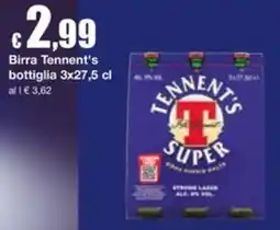 Sì con te Superstore Birra Tennent's offerta