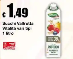 Sì con te Superstore Succhi Valfrutta Vitalità offerta