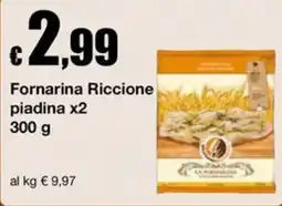 Sì con te Superstore Fornarina Riccione piadina offerta