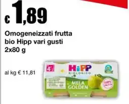 Sì con te Superstore Omogeneizzati frutta bio Hipp offerta